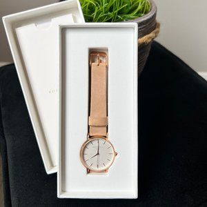 Rosefield Blush Rose Gold Watch.